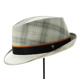 Trilby Rock Wool & Silk Beige Hat - Panizza