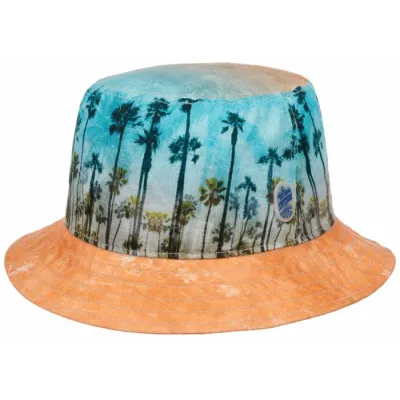 Orange & Blue Cotton Palm Bob - Stetson