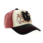Baseball Cap Sunshine Vintage Cotton Tricolor Black - Aussie Apparel