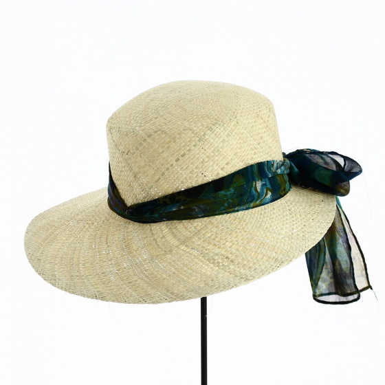 Casquette Grande Visière Bella Paille Naturelle - Traclet Casquette Grande Visière Bella Paille Naturelle - Traclet