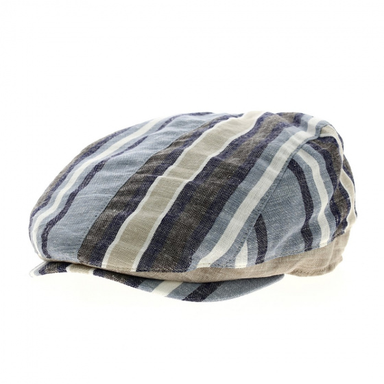 Didier cap with blue stripes - Crambes Didier cap with blue stripes - Crambes