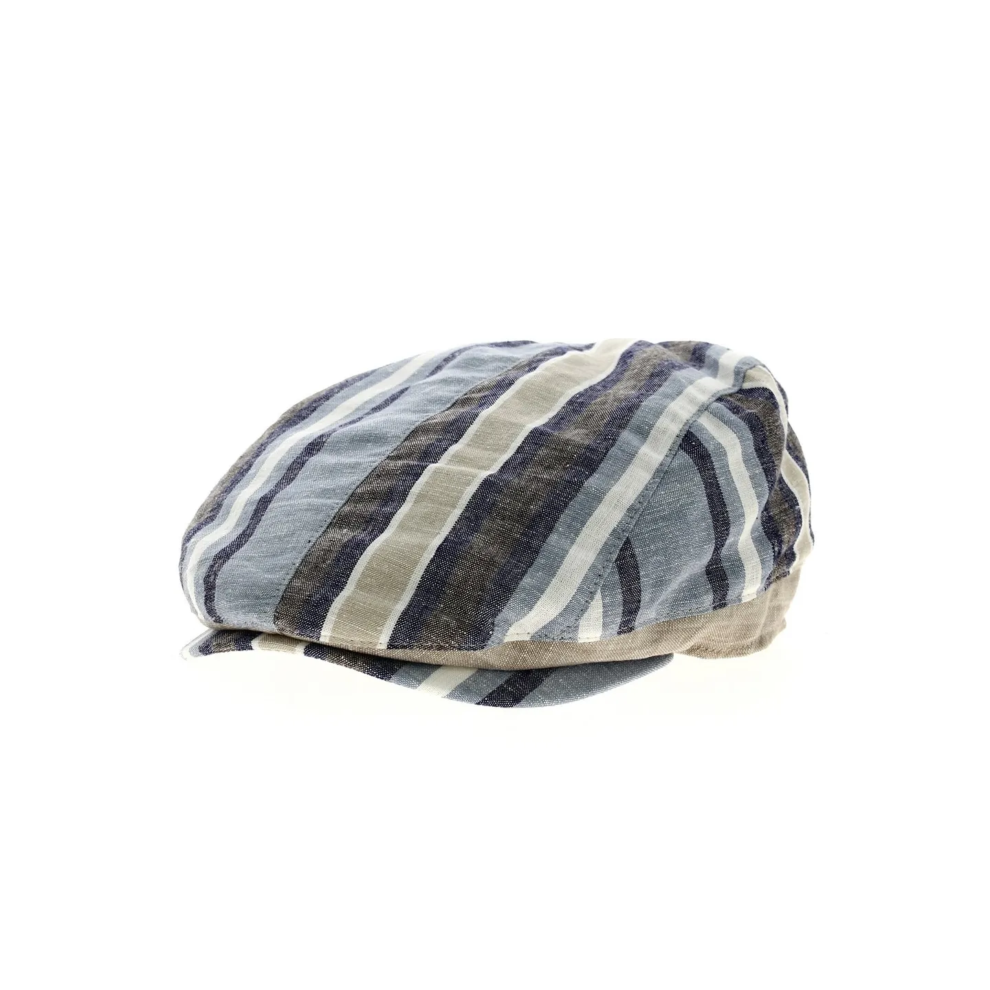 Casquette Didier à rayures bleu - Crambes
