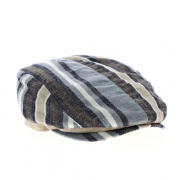 Didier cap with blue stripes - Crambes