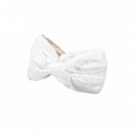 Bandeau Twinzer Headband Blanc avec Broderies - Barts
