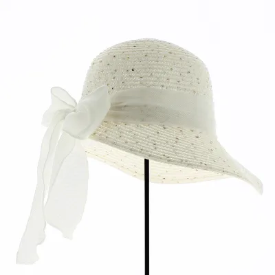 Casquette Tabatha  Grande Visière Blanc - Traclet