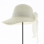 Tabatha Cap Large White Visor - Traclet