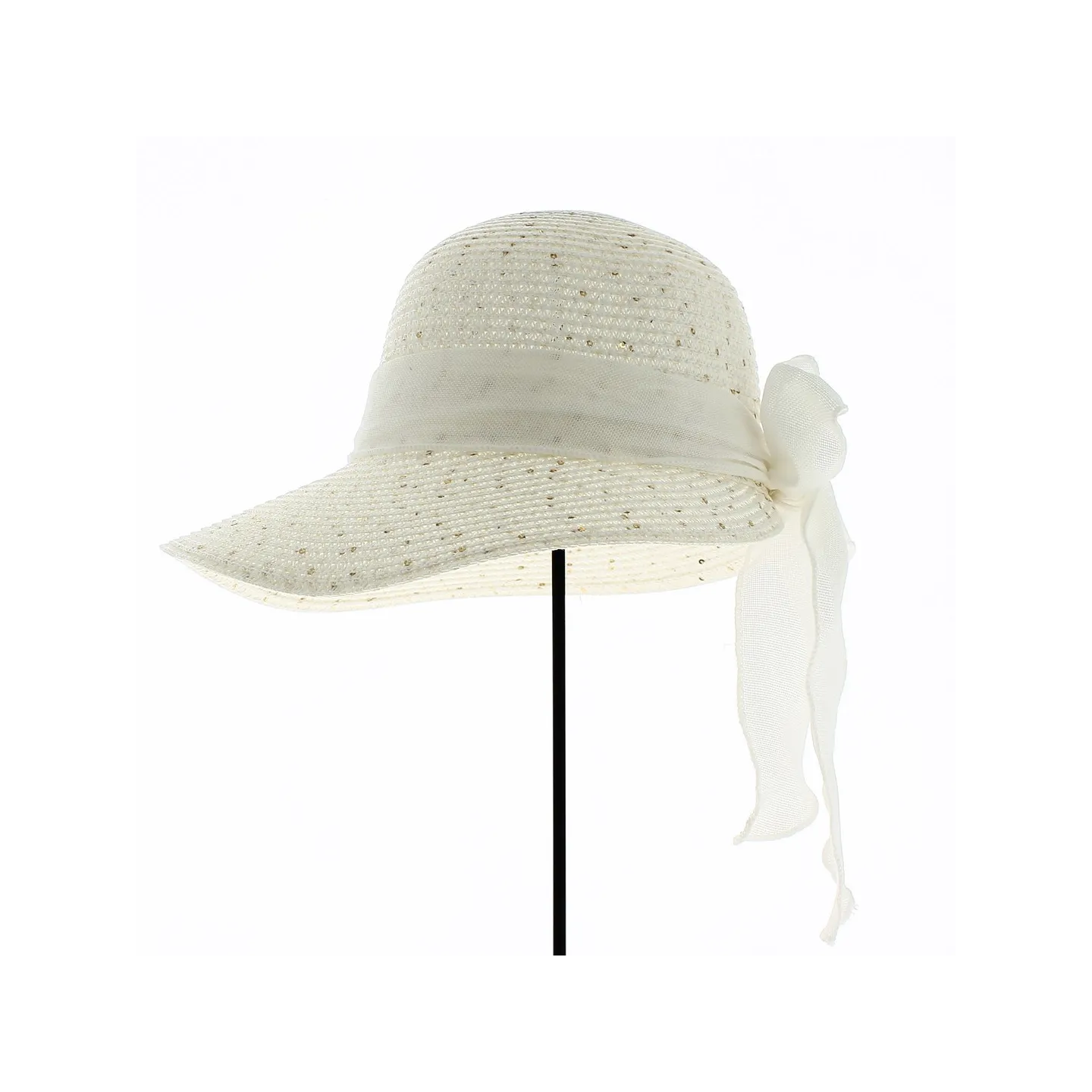 Tabatha Cap Large White Visor - Traclet