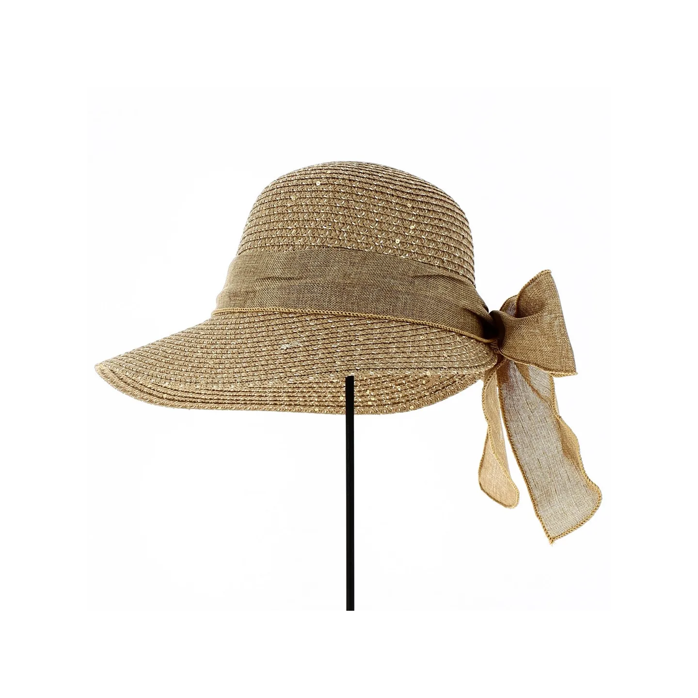Casquette Tabatha Grande Visière Taupe - Traclet