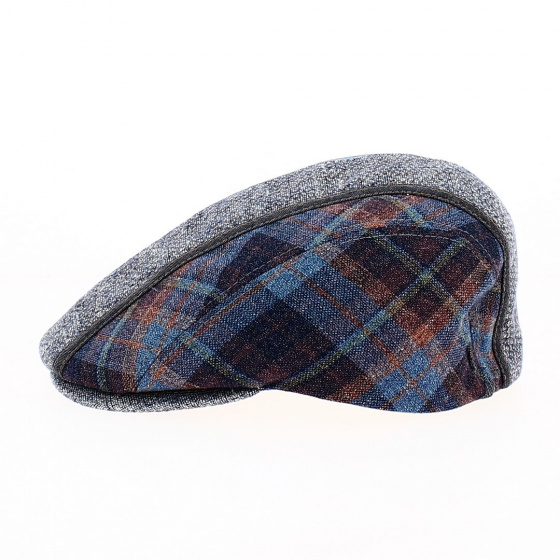 Roma Patchwork Flat Cap - Traclet Roma Patchwork Flat Cap - Traclet