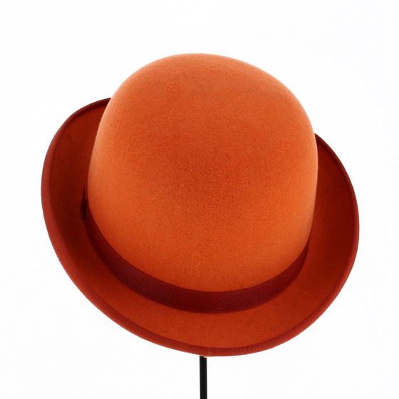 Alico Wool Felt Melon Hat Orange - Traclet Alico Wool Felt Melon Hat Orange - Traclet