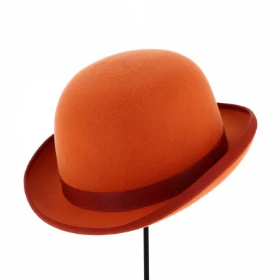 Alico Wool Felt Melon Hat Orange - Traclet