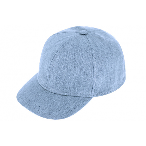 Baseball Cap Bepo Linen Blue - Traclet