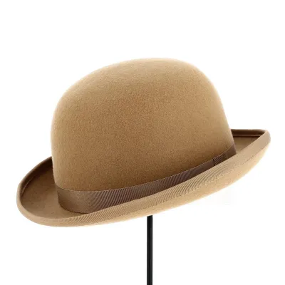 Chapeau Melon Alico Feutre Laine Rose Mouflon - Traclet