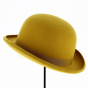 Alico Melon Hat Felt Wool Yellow - Traclet