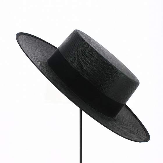 Chapeau Cordobes Panama Noir - Traclet