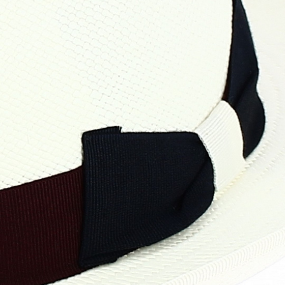 Chapeau Fedora Panama Cuenca Blanc - Traclet