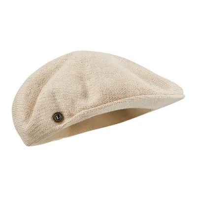 Béret Basque Été Serra Coton Beige - Laulhère