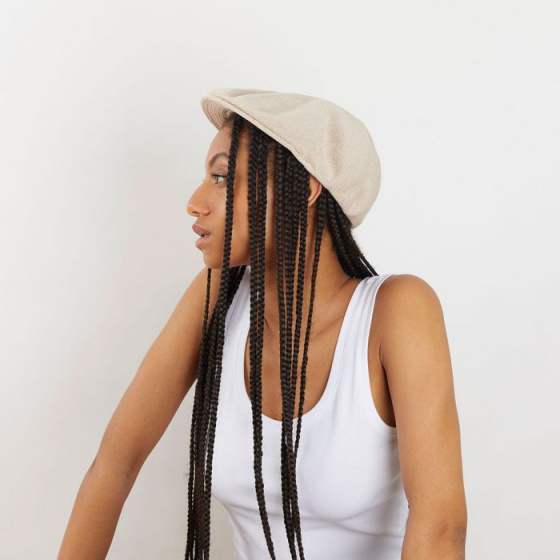 Béret Basque Été Serra Coton Beige - Laulhère Béret Basque Été Serra Coton Beige - Laulhère