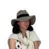 Chapeau Traveller Pablo en Paille Gris - Traclet