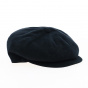 Gavroche Herman Cap in Navy Blue Alcantara - Traclet