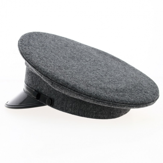Grey Wool Sailor Cap- Traclet