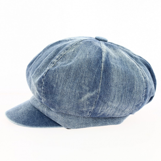 Casquette Gavroche Gabi Effet Jean Bleu Clair - Traclet Casquette Gavroche Gabi Effet Jean Bleu Clair - Traclet