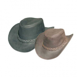 Chapeau cuir BRUMBY