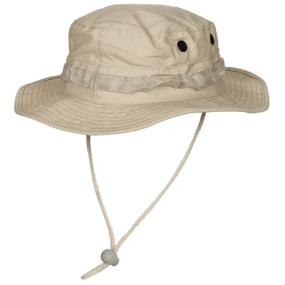 Beige bush hat