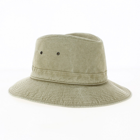 Safari Hat Durban Grignan Beige Cotton - Crambes
