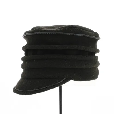 Anna Fleece Cap Dark Brown - TRACLET