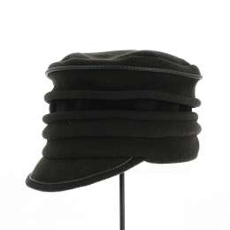 Anna Fleece Cap Dark Brown - TRACLET