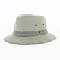 Safari Hat Hamilton Grignan Cotton Beige and Grey - Crambes