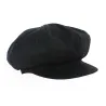 Casquette Gavroche Rasta Lin Noire - Mtm