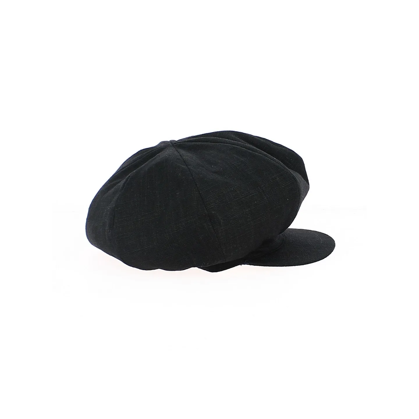 Casquette Gavroche Rasta Lin Noire - Mtm