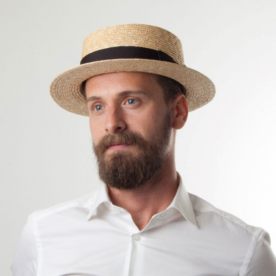 Pirna Natural Straw Boater