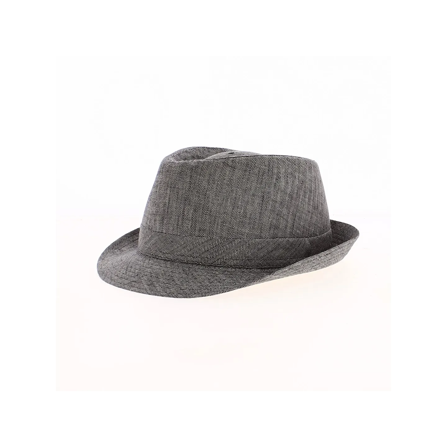 Chapeau Trilby Aby en Lin Gris - Traclet