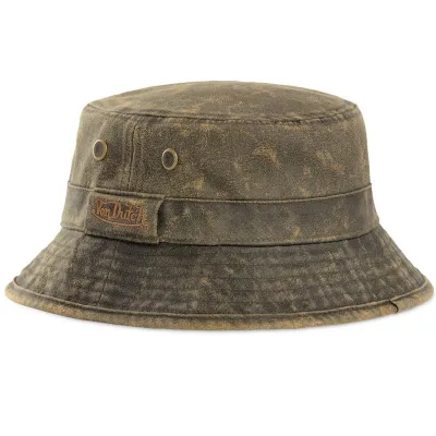 Chapeau Bob Coton Délavé - Von Dutch  Reference : 16237| Chapellerie Traclet