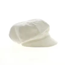 Casquette Gavroche Elorine en Lin Blanc - Traclet