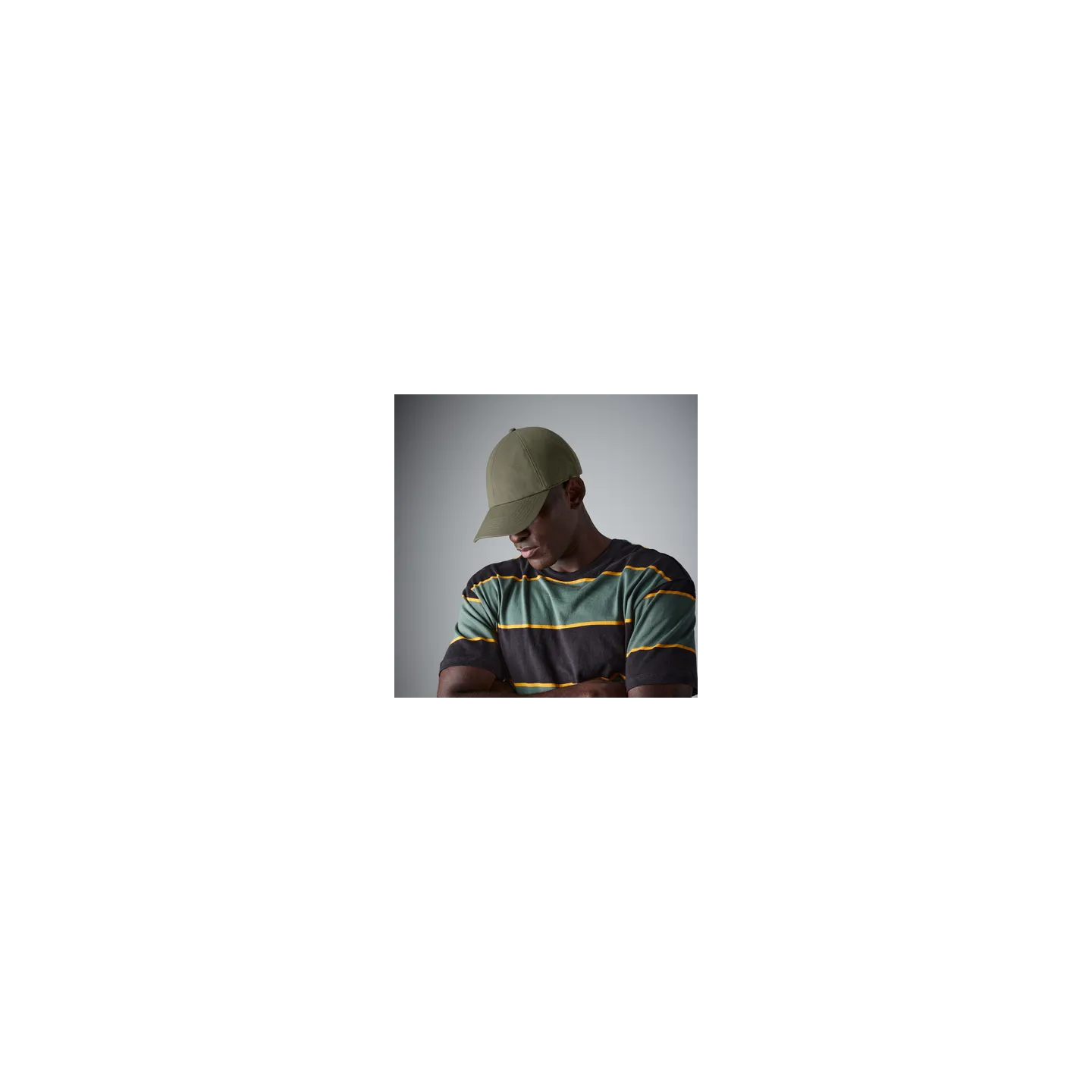 Organic Cotton Baseball Cap Khaki - Beechfield