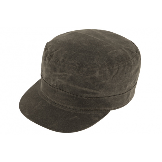 Army Khaki Cotton Oiled Cap - Traclet