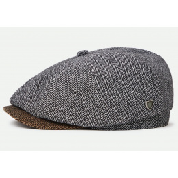 Black and Brown Brood Baggy Cap - Brixton