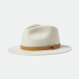 Fedora Messer Hat Light Beige Wool Felt - Brixton