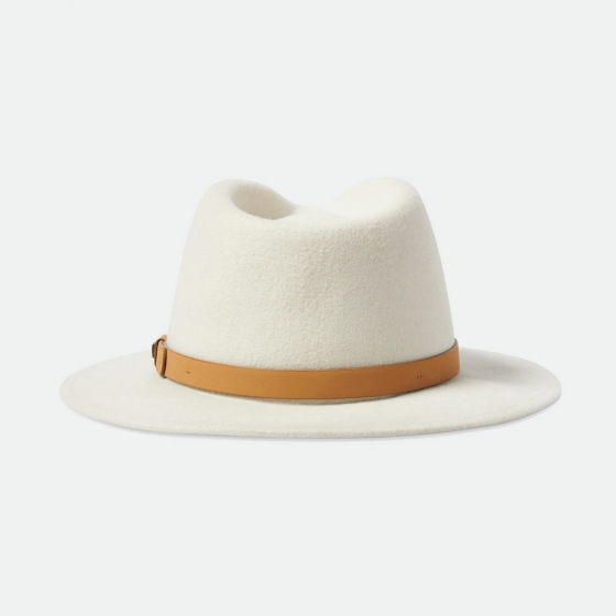 Fedora Messer Hat Light Beige Wool Felt - Brixton Fedora Messer Hat Light Beige Wool Felt - Brixton