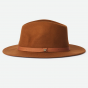 Fedora Messer Packable Brown Wool Felt Hat - Brixton
