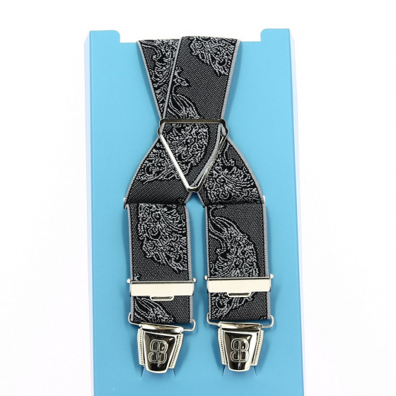 Fancy Grey Straps with Baroque Patterns - Traclet