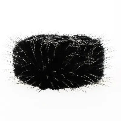 Toque Courchevel Fausse Fourrure Noir - Traclet