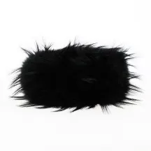 Toque Courchevel Fausse Fourrure Noir - Traclet