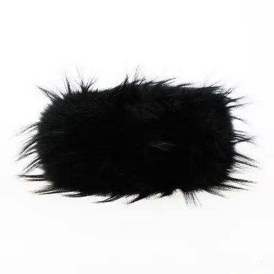 Toque Courchevel Faux Fur Black - Traclet
