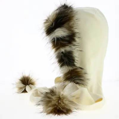 Capuche Jacqueline Polaire Crème - Traclet