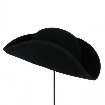 Aristocrat Wool Felt Tricorn Hat - Traclet